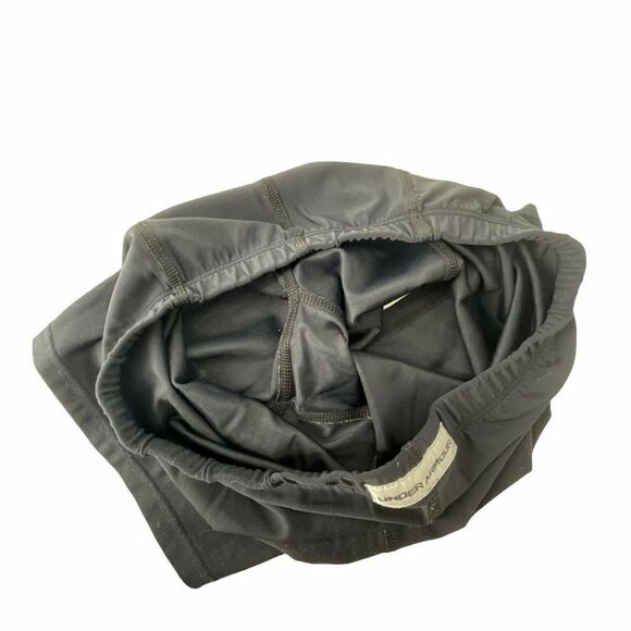 Under Armour Black Fitted Compression Shorts Womens Size Small Athletic Wear - Picture 5 of 6